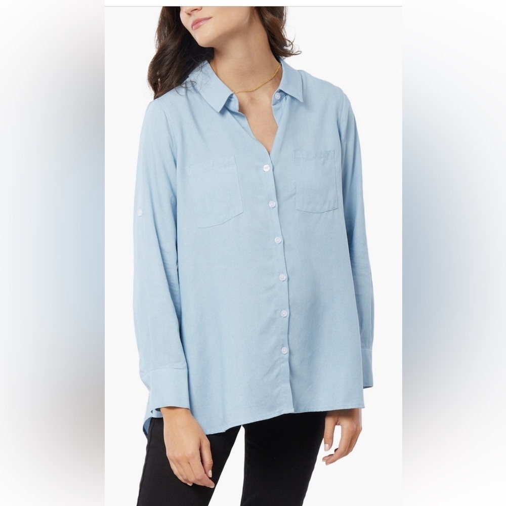 Ingrid & Isabel Light Blue Blouse